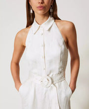 Load image into Gallery viewer, Twinset Milano Jacquard Satin Jumpsuit