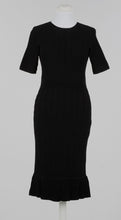 Load image into Gallery viewer, Twinset Milano Black Ribbed Dress
