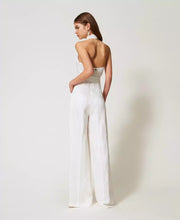 Load image into Gallery viewer, Twinset Milano Jacquard Satin Jumpsuit