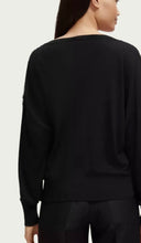 Load image into Gallery viewer, Scotch & Soda Black Fine Knit Sweater with Sequins