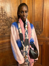 Load image into Gallery viewer, Tidings Pink Parisien Peonie Wool Scarf
