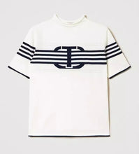 Load image into Gallery viewer, Twinset Two Tone Turtle Neck Sweater