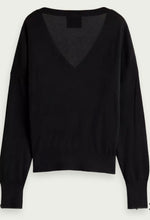 Load image into Gallery viewer, Scotch & Soda Black Fine Knit Sweater with Sequins