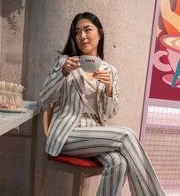 Load image into Gallery viewer, Scotch & Soda Linen Blend Stripe Blazer