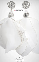Load image into Gallery viewer, St. Erasmus Silk Petal Earrings