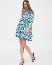 Load image into Gallery viewer, Wild Pony Blue / Black Floral Mini Dress
