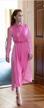 Load image into Gallery viewer, Beatrice B Fuchsia Silk Chemise   Dress
