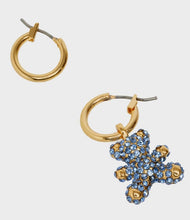 Load image into Gallery viewer, Nali Blue Teddy Bear Earrings