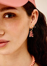 Load image into Gallery viewer, Nali Pink Teddy Bear Earrings