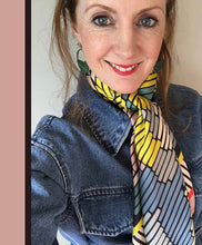 Load image into Gallery viewer, Tidings Large Statement Silk Scarf “Be-You-tiful“