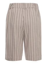 Load image into Gallery viewer, RDF Taupe Pinstripe Bermuda Shorts