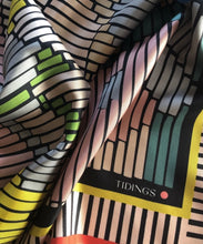 Load image into Gallery viewer, Tidings Large Statement Silk Scarf “Be-You-tiful“