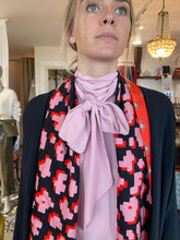 Load image into Gallery viewer, Tidings Long Silk Scarf, “Live ,Love , Laugh”