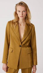Beatrice B Tobacco Suit Jacket
