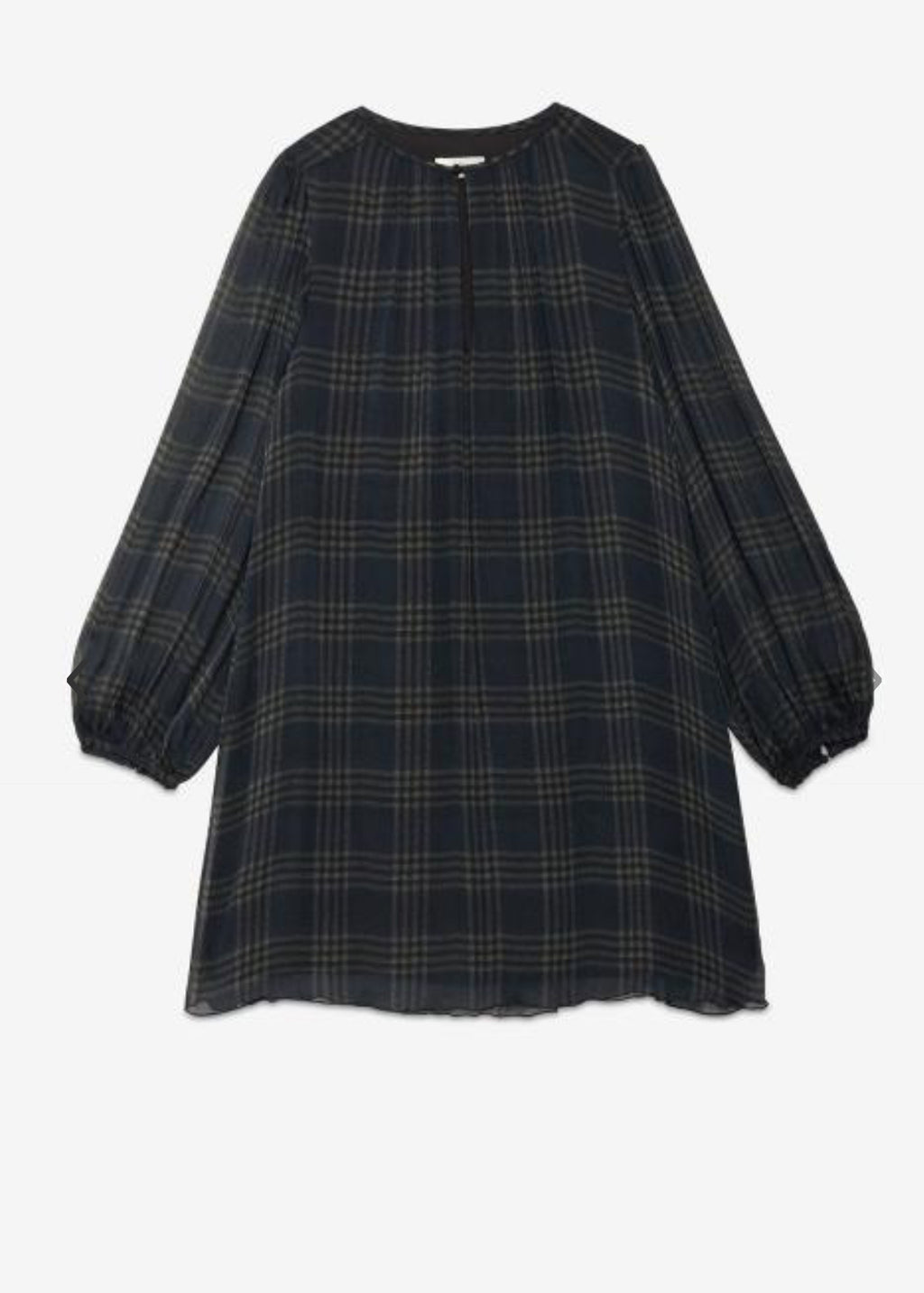 Ottod’Ame Viscose Mini Dress in Check Print