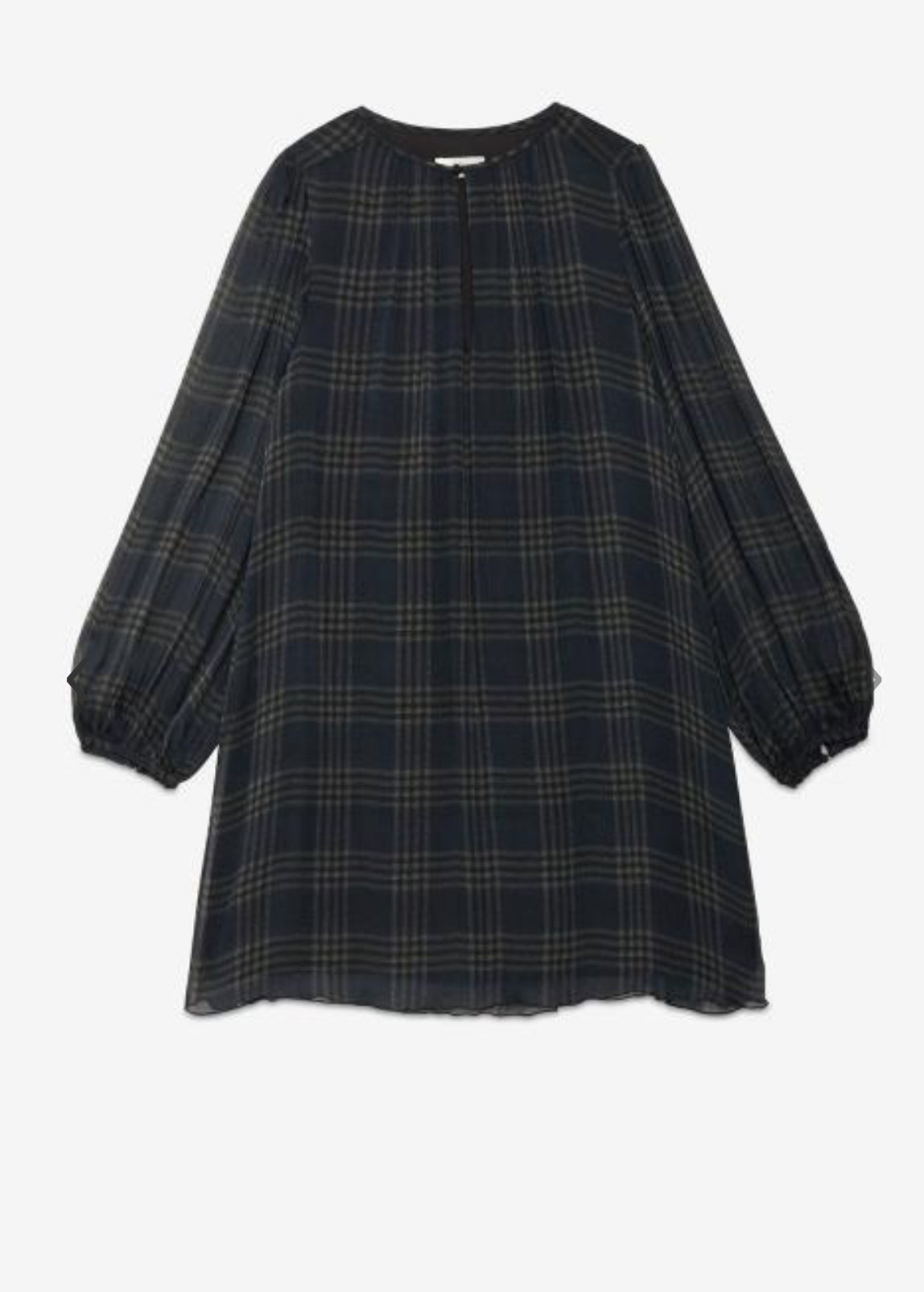 Ottod’Ame Viscose Mini Dress in Check Print