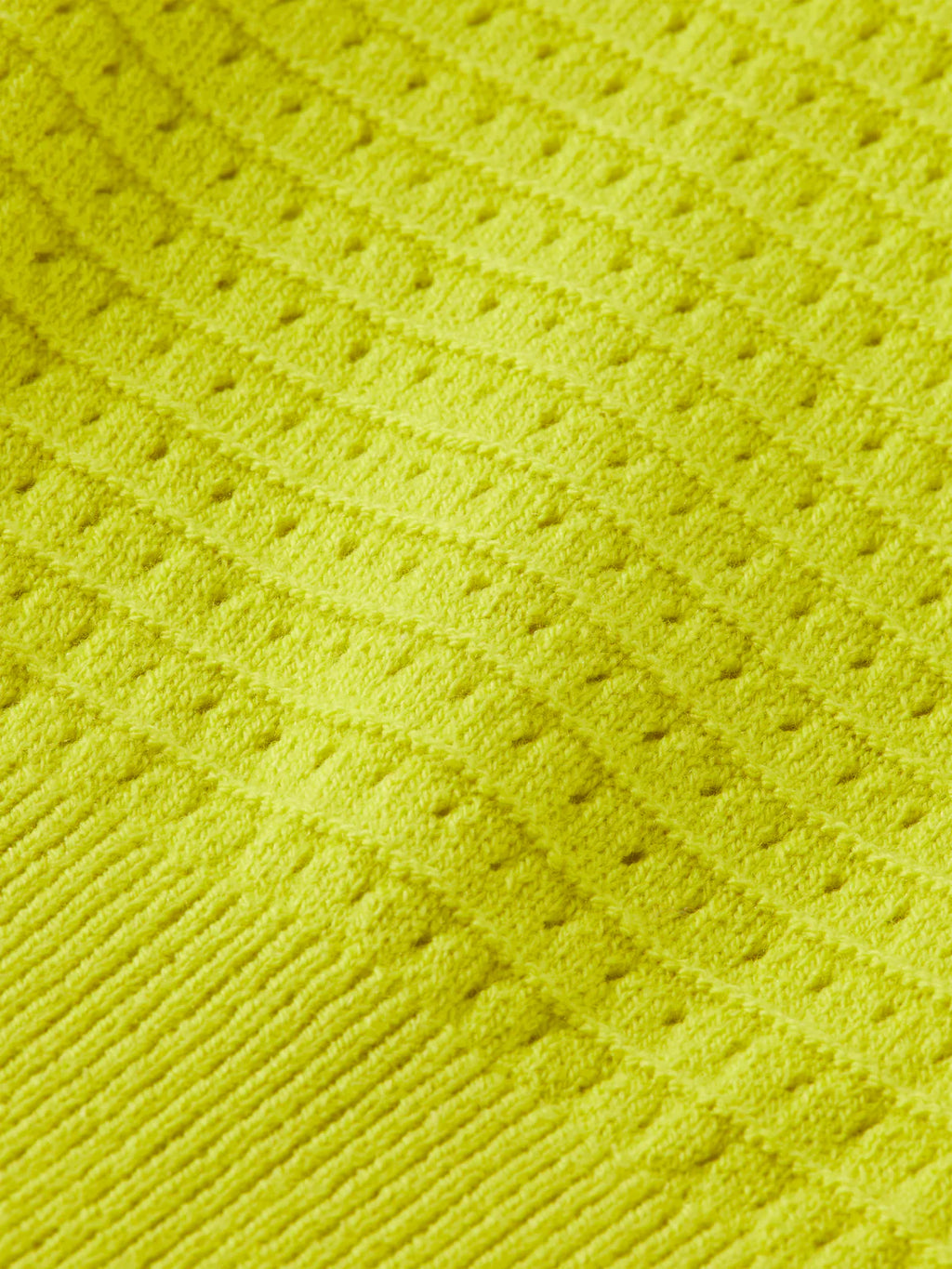 Scotch & Soda Lime pointelle short sleeve jumper