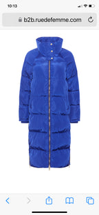 RDF Cobalt Blue Puffa Coat