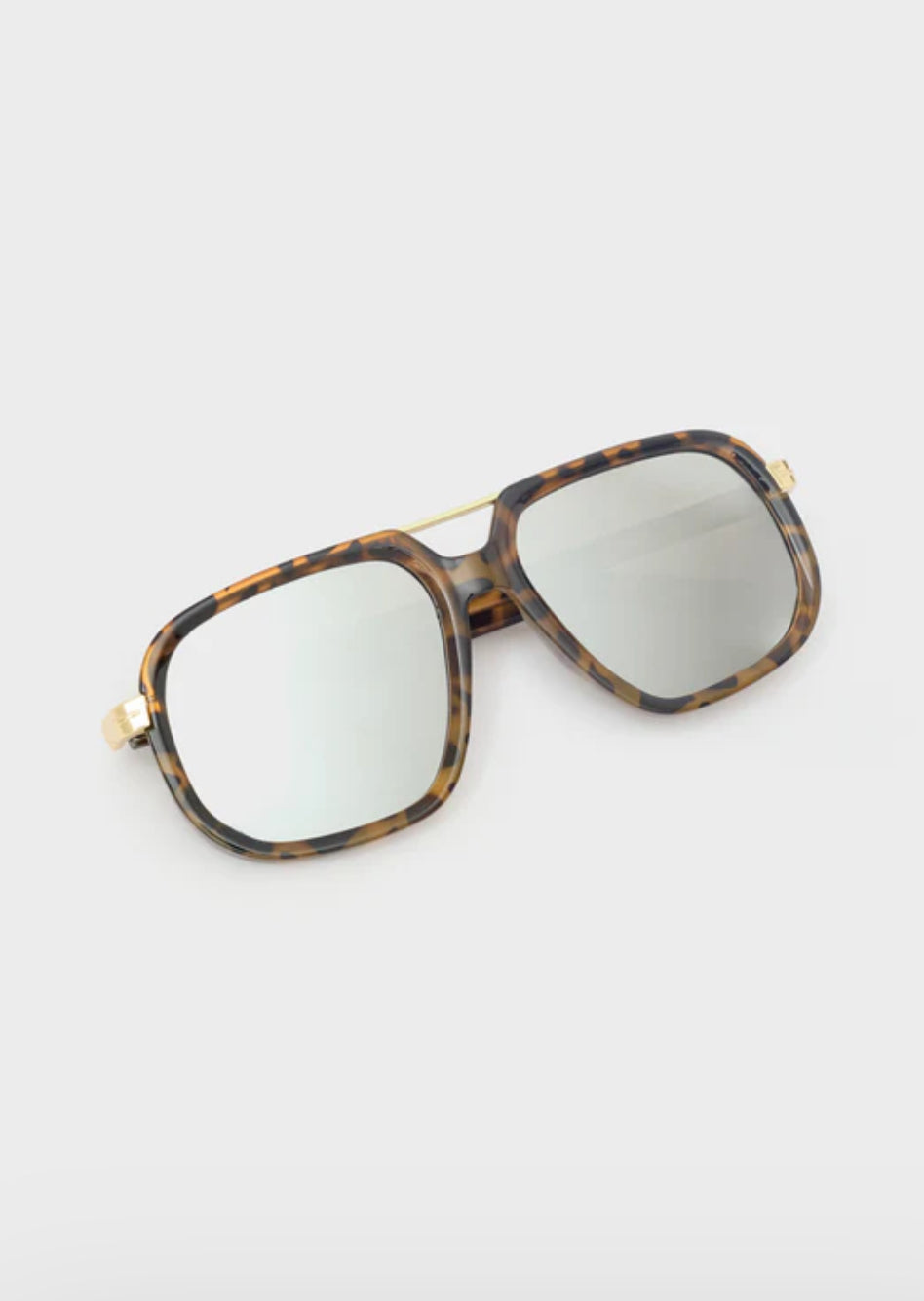NALI PARTENOPE Tortoiseshell Aviator Sunglasses