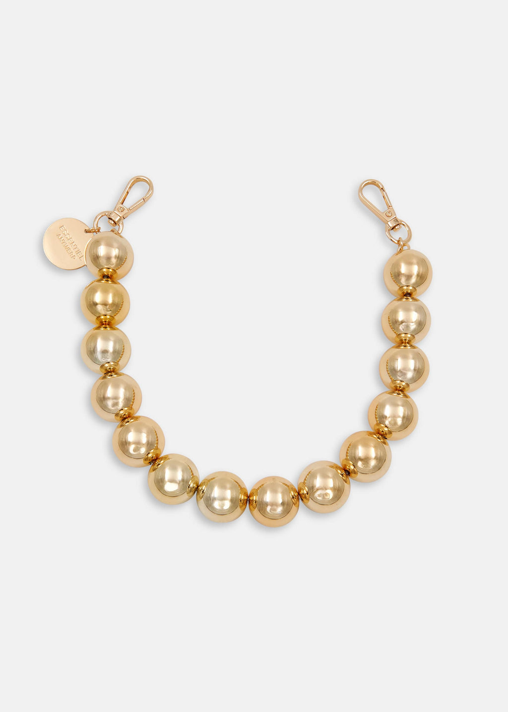 Essentiel Antwerp Chunky Gold Beaded Necklace