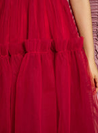 DREAM Sister Jane Red Tulle Midi Dress