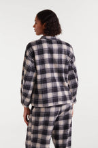 Compañia Fantastica Black Tartan Lumberjack Shirt/Jacket