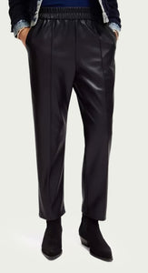 Scotch & Soda Midnight Faux Leather Pants