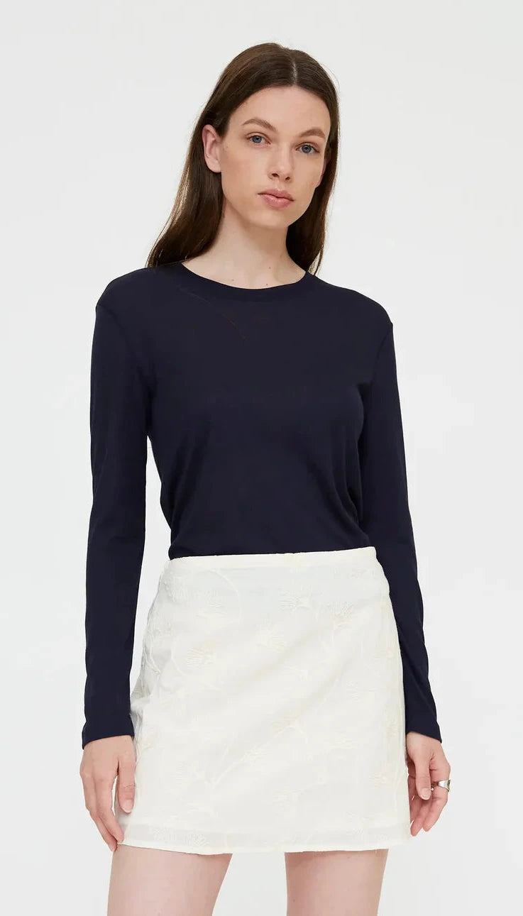 Wild Pony Navy Long Sleeve T-Shirt
