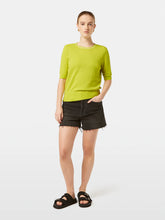 Load image into Gallery viewer, Scotch &amp; Soda Lime pointelle short sleeve jumper
