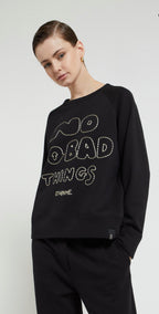 Ottod’Ame Black “No To Bad Things” Sweatshirt