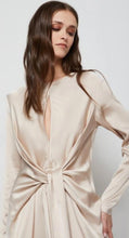 Load image into Gallery viewer, Ottod’Ame Champagne Fluid Long Sleeve Dress
