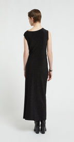 Ottod’Ame Black Lurex Long Dress