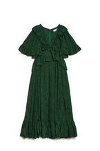 Load image into Gallery viewer, DREAM Sister Jane Dark Green Jacquard Maxi Dress
