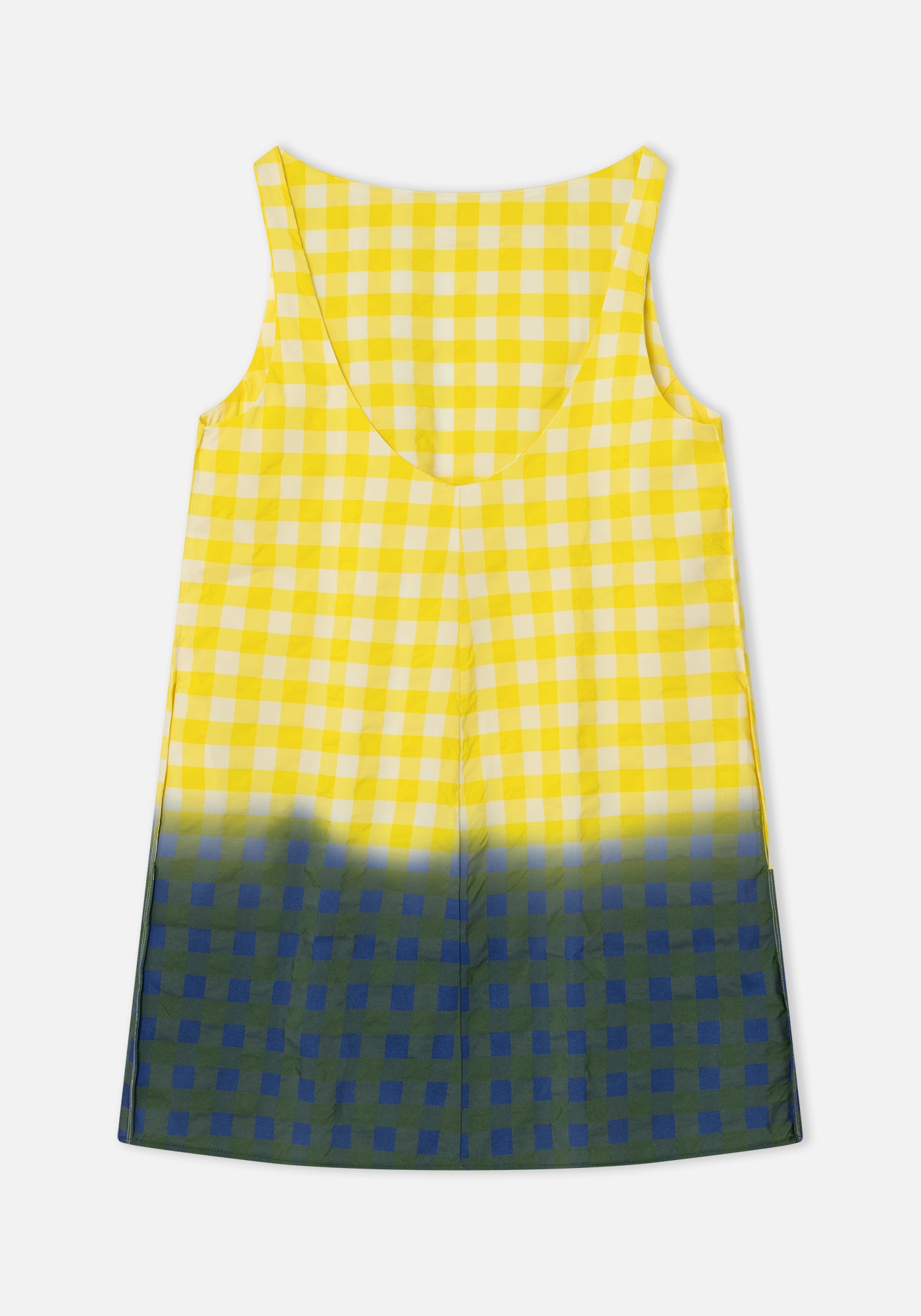 Dr. Bloom Neon Yellow Seersucker Mini Dress