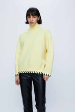 Load image into Gallery viewer, Wild Pony Yellow Turtle Neck Jumper
