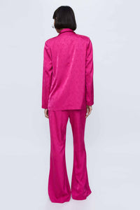 Wild Pony Cerise Pink Damask Blazer