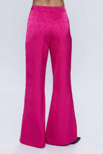 Load image into Gallery viewer, Wild Pony Cerise Pink Embossed Palazzo Trousers
