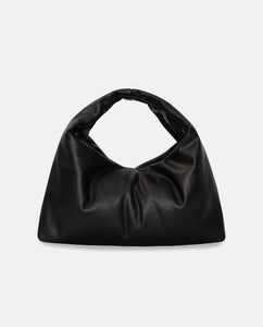 Wild Pony Black Leather Puffer Bag