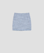 PennyBlack Blue Tweed Skirt