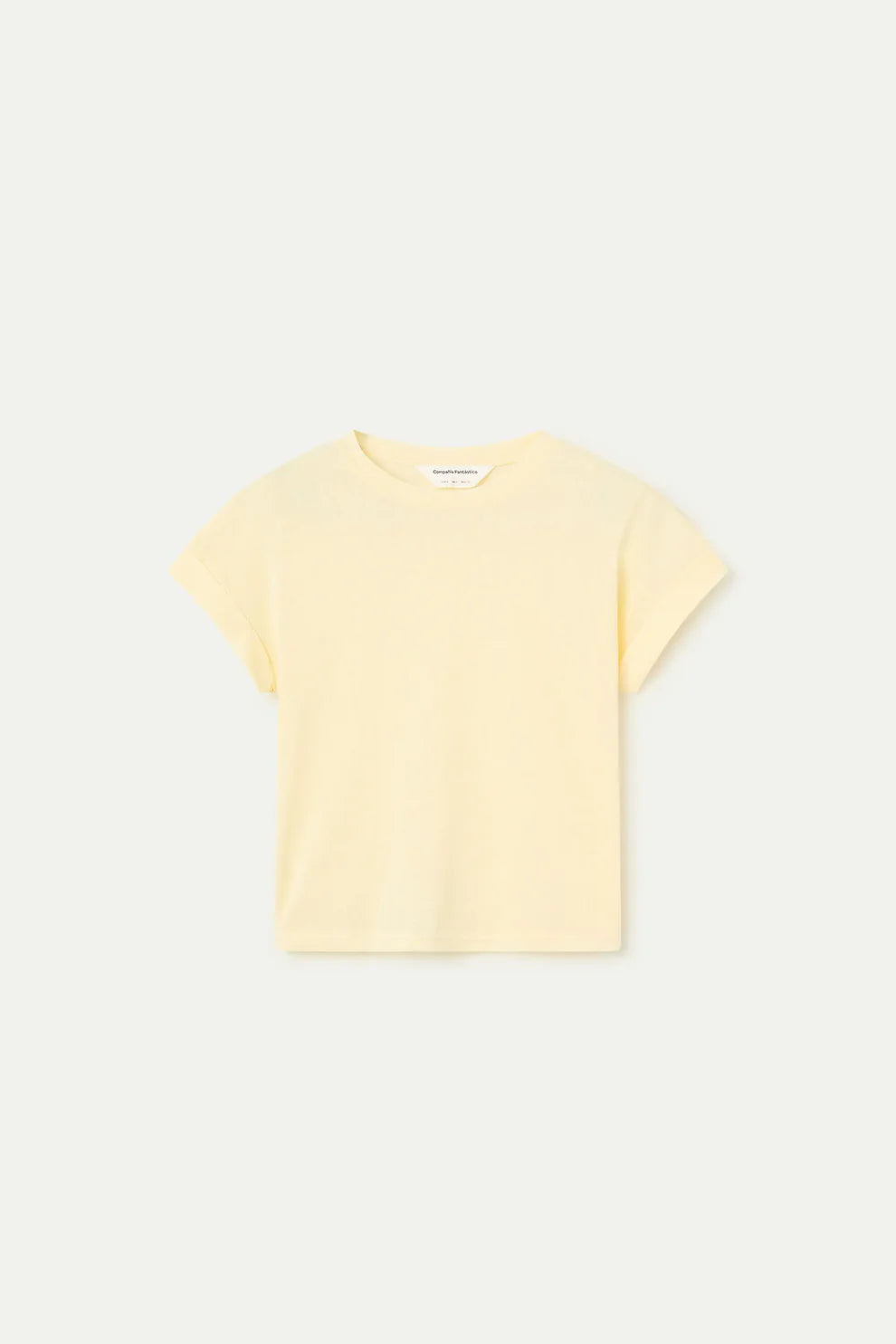 Compañía Butter Yellow Cotton T-Shirt