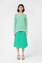 Load image into Gallery viewer, Compania Fantastica Oversized Green Striped Sweater
