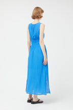 Compania Fantastica Blue Sleeveless Dress