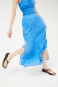 Compania Fantastica Blue Sleeveless Dress