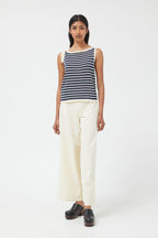 Compania Fantastica Black Sleeveless Fine Knit Top