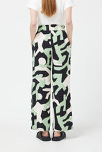 Load image into Gallery viewer, Compania Fantastica Black Wide Leg Abstract Print Trousers
