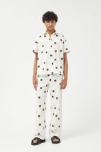 Load image into Gallery viewer, Compania Fantastica Pastel Green  &amp; White Shirt with Floral Dot
