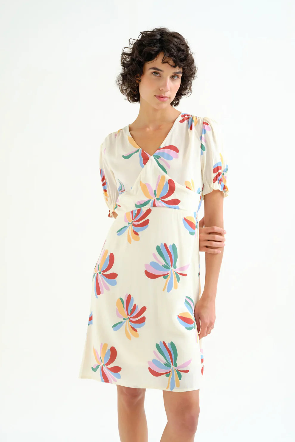 Compañía Floral Print Mini Dress