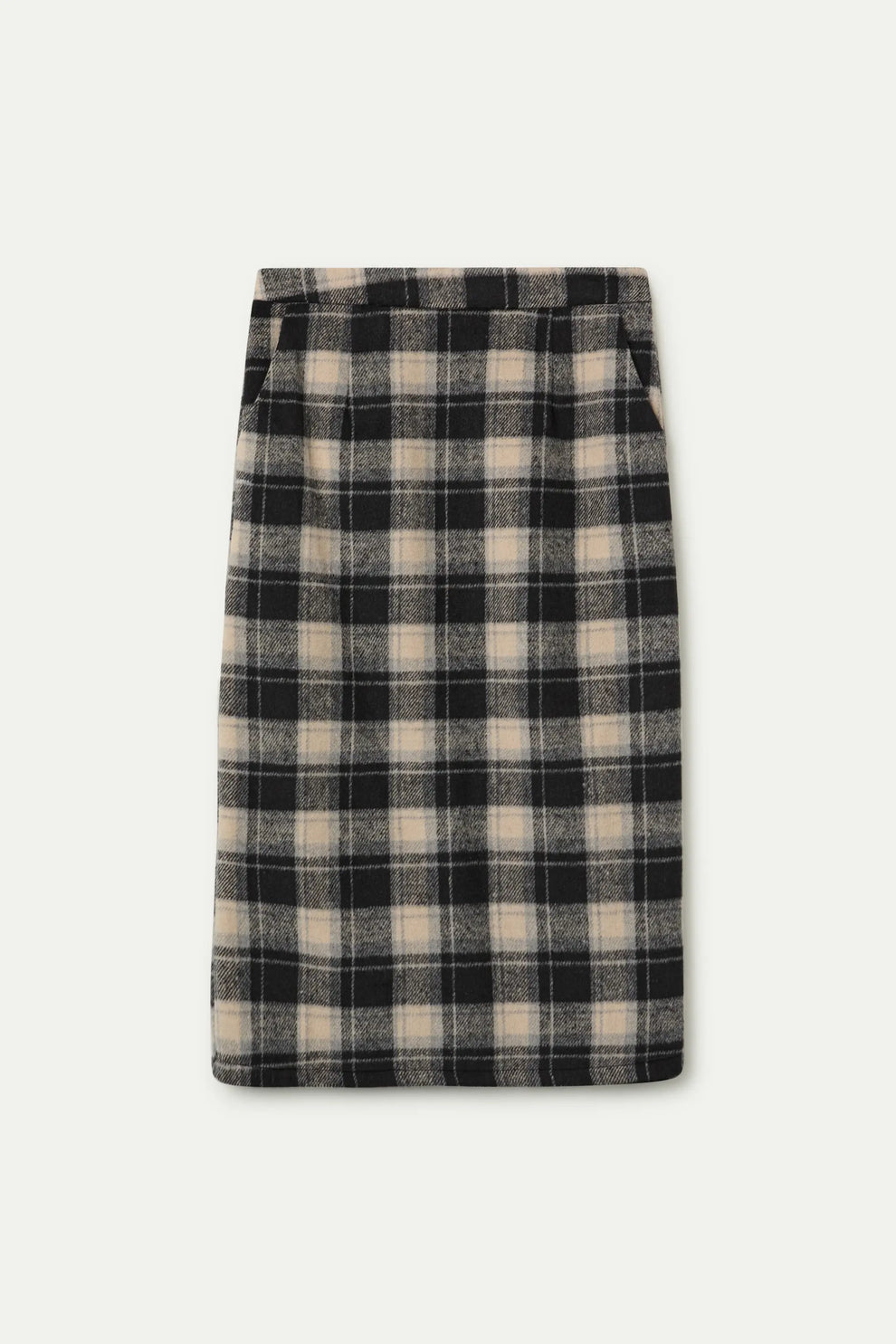 Compañia Fantastica Tartan Print Pencil Skirt