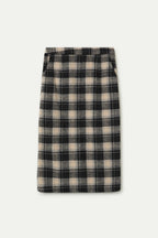 Compañia Fantastica Tartan Print Pencil Skirt