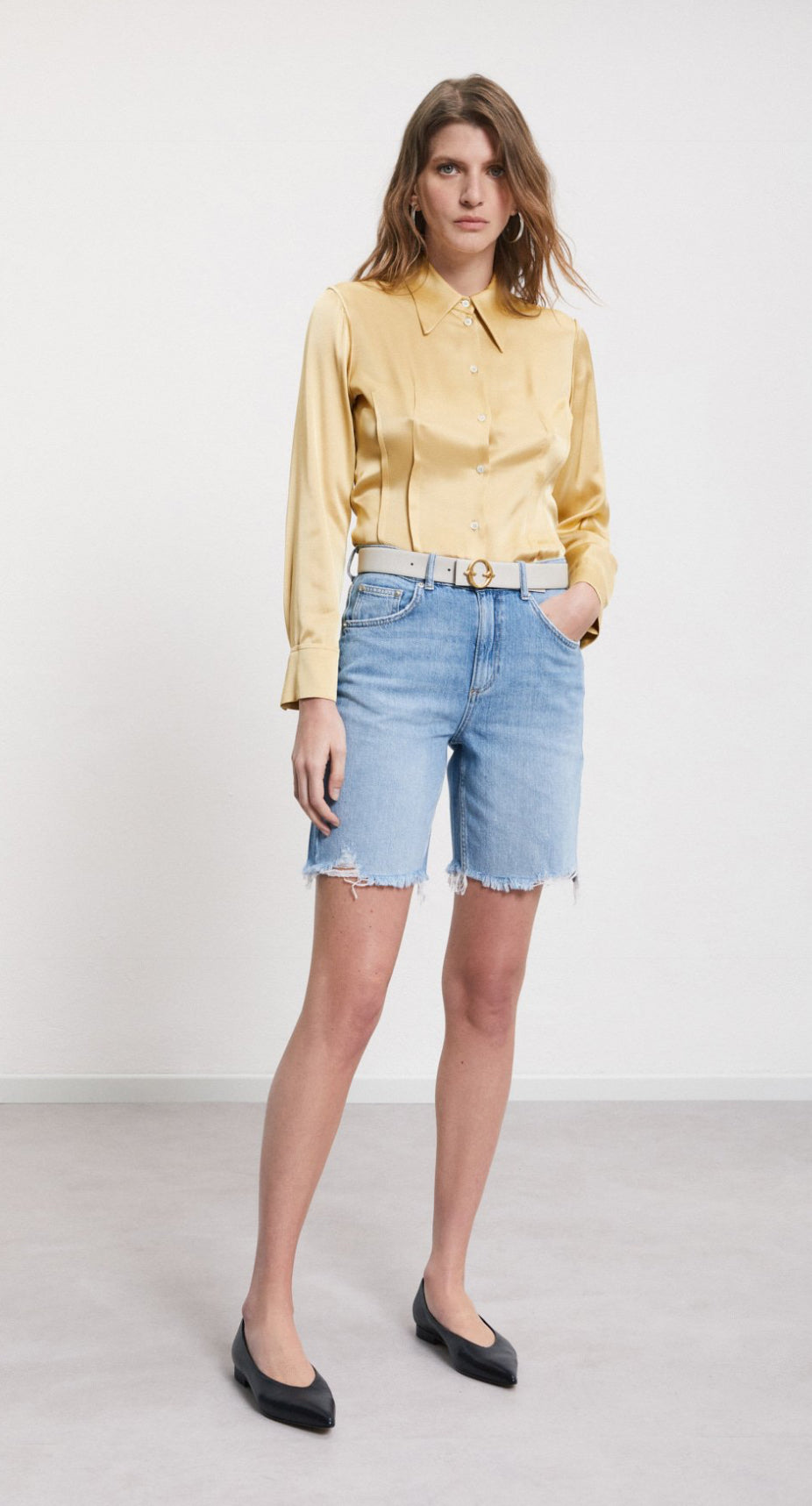 Ottod’Ame Denim Bermuda Shorts
